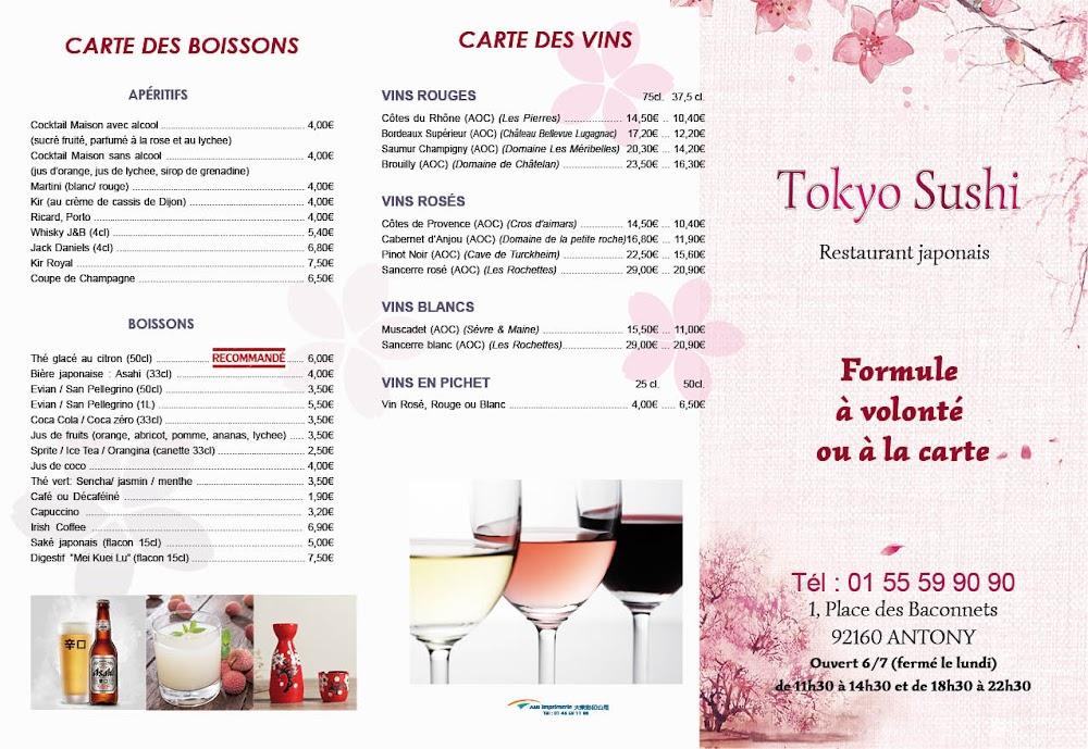 Tokyo Sushi - Menu Image 2